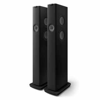 KEF LS60 Wireless aktív vezeték nélüli padlón álló hangfal pár, fekete #1