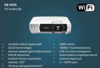 Epson EB-W55 (V11HB58040) Projektor #5