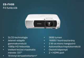 Epson EB-FH08 (V11HB54040) Projektor #5