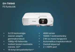 Epson EH-TW840 (V11HB63040) Projektor #5