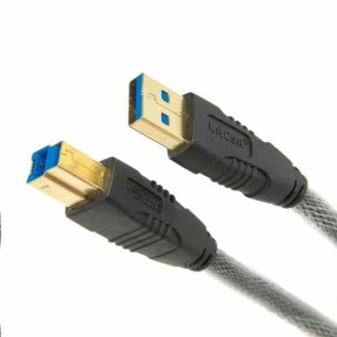 KCS-UA-Bm1,5 USB A-Bm kábel 1,5m ezüstözött vezetővel