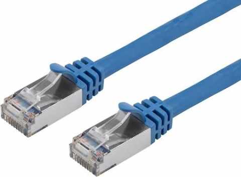LSZH CAT7 SFTP 10Gbit/sec RJ45 Patchkábel 1m kék
