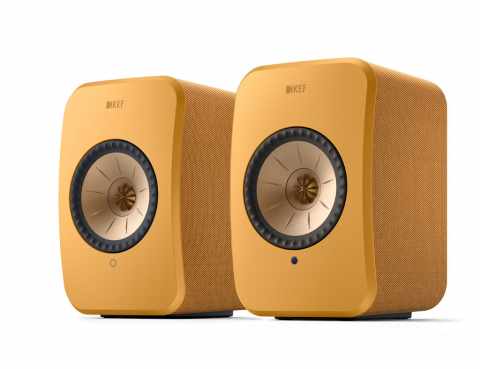 KEF LSX II aktív vezeték nélküli hangsugárzó pár, borostyán
