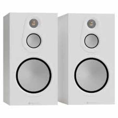 MONITOR AUDIO SILVER 100 8G háromutas Hi-Fi polcsugárzó, szaténfehér